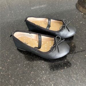 Girls Black Ballet Flats